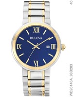 Ficha técnica e caractérísticas do produto Relógio Bulova Feminino Bicolor Fundo Azul Wb26146a