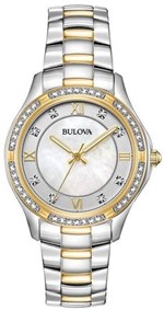 Ficha técnica e caractérísticas do produto Relógio Bulova Feminino Crystals 98l255 - Cod 30029445