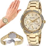 Ficha técnica e caractérísticas do produto Relógio Bulova Feminino Diamond WB27734X / 98R171