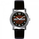 Relógio Bulova Harley Davidson WH30144P Preto Masc Original