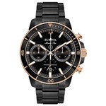 Ficha técnica e caractérísticas do produto Relógio Bulova Marine Star Chronograph Aço Preto 98B302