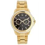 Ficha técnica e caractérísticas do produto Relógio Bulova Masculino Dourado WB22177R