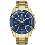 Ficha técnica e caractérísticas do produto Relógio Bulova Masculino Ref: Wb31774z Marine Star Dourado