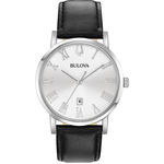 Ficha técnica e caractérísticas do produto Relógio Bulova Masculino Slim 96b312 Aço Couro Preto