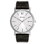 Ficha técnica e caractérísticas do produto Relógio Bulova Masculino Slim Wb21150q Prata Oferta