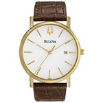 Ficha técnica e caractérísticas do produto Relógio Bulova Masculino Slim WB21687B Couro