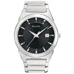 Ficha técnica e caractérísticas do produto Relógio Bulova Masculino Slim Wb21329t Prata Oferta