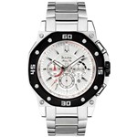 Ficha técnica e caractérísticas do produto Relógio Bulova Star Marine WB30962T Prata Masculino Original