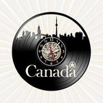 Ficha técnica e caractérísticas do produto Relógio Canadá País Viagen Agência Turismo Cidades Vinil LP