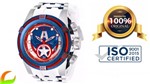 Ficha técnica e caractérísticas do produto Relógio Capitão América Marvel Modelo 27046 - Relogio
