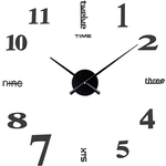 Ficha técnica e caractérísticas do produto Relógio casa DIY parede acrílica decorativa Furar Relógio Gostar