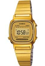 Ficha técnica e caractérísticas do produto Relógio Casio A158WA-1DF Dourado