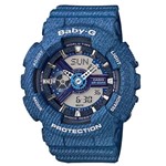 Ficha técnica e caractérísticas do produto Relógio Casio Baby-G Anadigi Feminino BA-110DC-2A2D