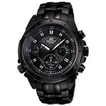 Ficha técnica e caractérísticas do produto Relógio Casio Edifice Cronógrafo EF-535BK-1AV Preto