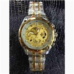 Ficha técnica e caractérísticas do produto Relogio Casio Edifice Dourado Misto FUNDO AMARELO