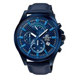 Ficha técnica e caractérísticas do produto Relógio Casio Edifice Masculino Cronógrafo Analógico EFV-530BL-2AVUDF