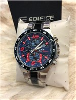 Ficha técnica e caractérísticas do produto Relogio Casio Edifice Red Bull 5579 Toro Rosso Prata Lançamento