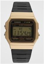 Ficha técnica e caractérísticas do produto Relógio Casio F-91WM-9ADF Dourado