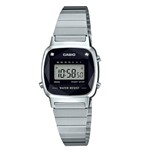 Ficha técnica e caractérísticas do produto Relógio Casio Feminino Digital Prata LA670WAD1DF - com Diamantes Naturais