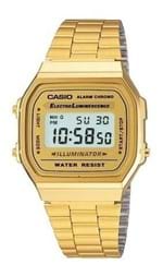 Ficha técnica e caractérísticas do produto Relógio Casio Feminino Vintage A168Wg-9Wdf (Dourado)