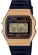 Ficha técnica e caractérísticas do produto Relógio Casio Feminino Vintage F-91wm-9adf-br