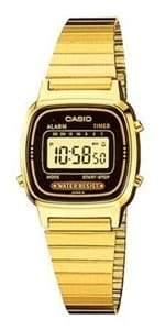 Ficha técnica e caractérísticas do produto Relógio Casio Feminino Vintage La670Wga-1Df (Dourado)