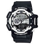 Ficha técnica e caractérísticas do produto Relógio Casio G-shock Anadigi Ga-400-1adr Preto/branco