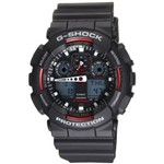 Ficha técnica e caractérísticas do produto Relogio Casio G-Shock Black Ga100-1A4 a Prova D´ Água Pulseira em Borracha de Alta Resistência com Dupla Trava