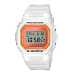 Ficha técnica e caractérísticas do produto Relógio Casio G-Shock Branco e Laranja Semitransparente DW-5600LS-7DR