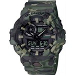Ficha técnica e caractérísticas do produto Relógio Casio G-Shock Camuflado GA-700CM-3ADR Resistente a Choques