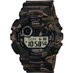 Ficha técnica e caractérísticas do produto Relógio Casio G-Shock Camuflado GD-120CM-5DR Resistente a Choques