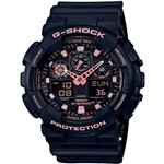 Ficha técnica e caractérísticas do produto Relógio Casio G-Shock GA-100GBX-1A4DR Resistente a Choques