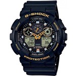 Ficha técnica e caractérísticas do produto Relógio Casio G-Shock GA-100GBX-1A9DR Resistente a Choques