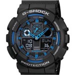 Ficha técnica e caractérísticas do produto Relogio Casio G-Shock Gshock Ga100-1A2 Black Sports