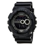 Ficha técnica e caractérísticas do produto Relogio Casio Gd100-1B G-Shock World Timer Black Digital Dial Dive