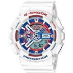 Ficha técnica e caractérísticas do produto Relógio Casio Masculino Branco G-Shock GA-110TR-7ADR Anadigi Tamanho Grande