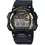 Relógio Casio Masculino Digital W-735H-1A2VDF Alarme Vibratório