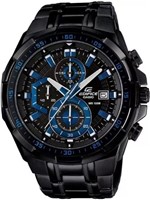 Ficha técnica e caractérísticas do produto Relógio Casio Masculino Edifice Ef539 Original Preto Azul