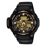 Ficha técnica e caractérísticas do produto Relógio Casio Masculino Outgear Digital Analogico Sensor Temperatura Autitude e Pressão do Ar Dourado / Preto Sgw-400H