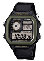 Ficha técnica e caractérísticas do produto Relógio Casio Masculino Standard AE-1200WHB-1BVDF