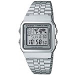 Relógio Casio Masculino Vintage Prata A500wa7df