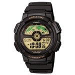 Ficha técnica e caractérísticas do produto Relógio Casio Masculino World Time AE-1100W-1BVDF