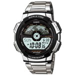 Ficha técnica e caractérísticas do produto Relógio Casio Masculino World Time AE-1100WD-1AVDF.