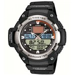 Ficha técnica e caractérísticas do produto Relógio Casio Outgear Sensor Duplo Anadig Masculino SGW-400H-1BVDR