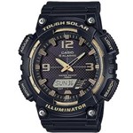 Ficha técnica e caractérísticas do produto Relogio Casio Preto Borracha Masculino Solar