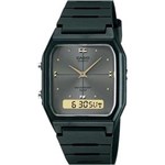 Ficha técnica e caractérísticas do produto Relogio Casio Preto Borracha Masculino Vintage Ana-digi