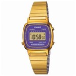 Ficha técnica e caractérísticas do produto Relógio Casio Social Feminino Dourado Digital La670wga-6df