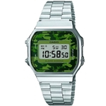 Ficha técnica e caractérísticas do produto Relógio Casio Unissex Digital Militar Camuflado A168wec-3df