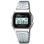 Relógio Vintage Unissex Digital Prata Casio A159W-N1DF