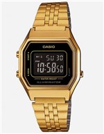 Ficha técnica e caractérísticas do produto Relógio Casio Unissex Vintage La680wga-1bdf Dourado Digital